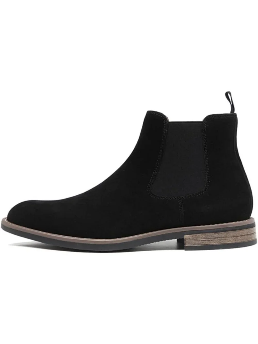Stylish Men's Suede Chelsea Boots - Casual Slip-On Chukka Ankle Boot for Comfort